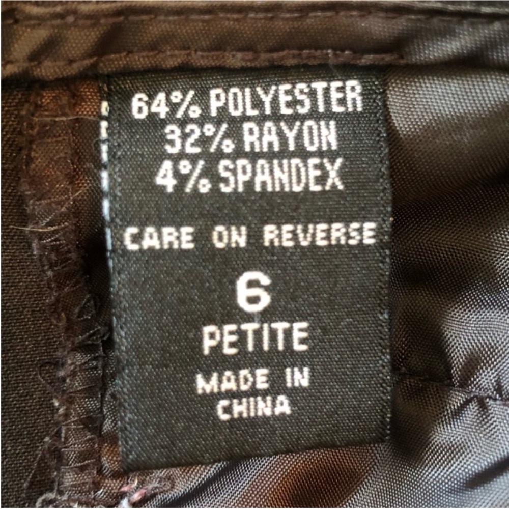 New York & Company Stretch Grey Petite Dress Pants - Picture 8 of 8